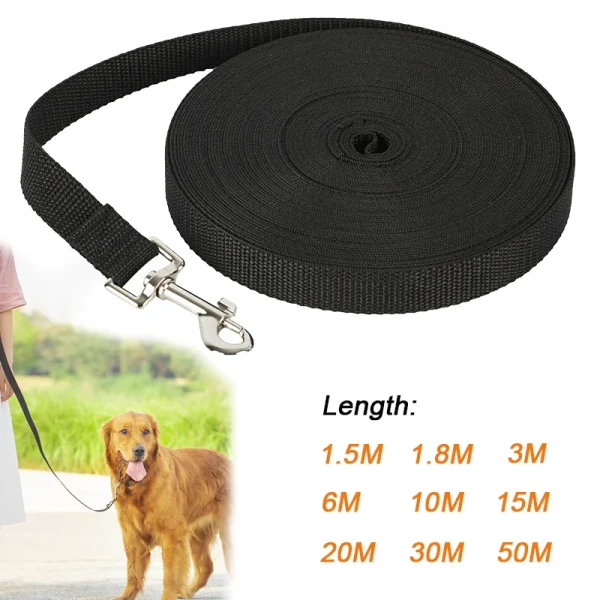 Long Nylon Dog Leash