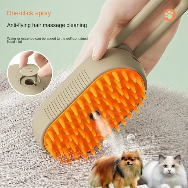 Steamy Pet Brush